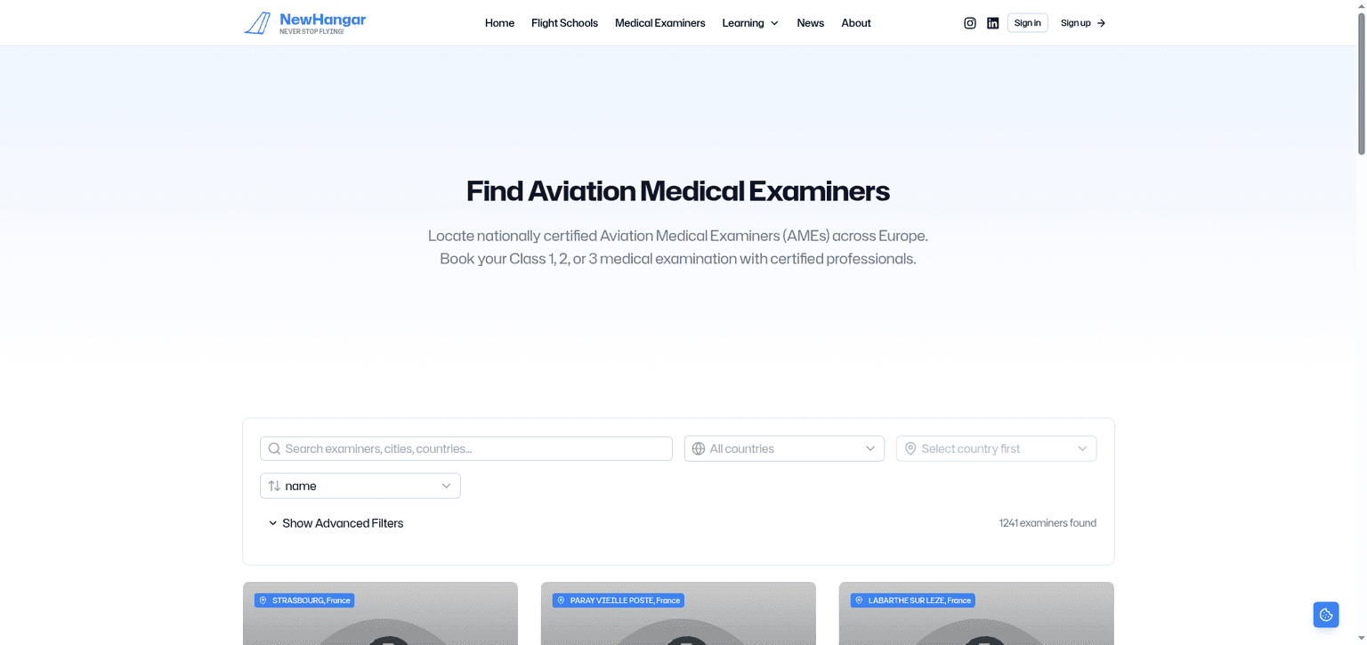 Finding Aviation Medical Examiners Made Easier